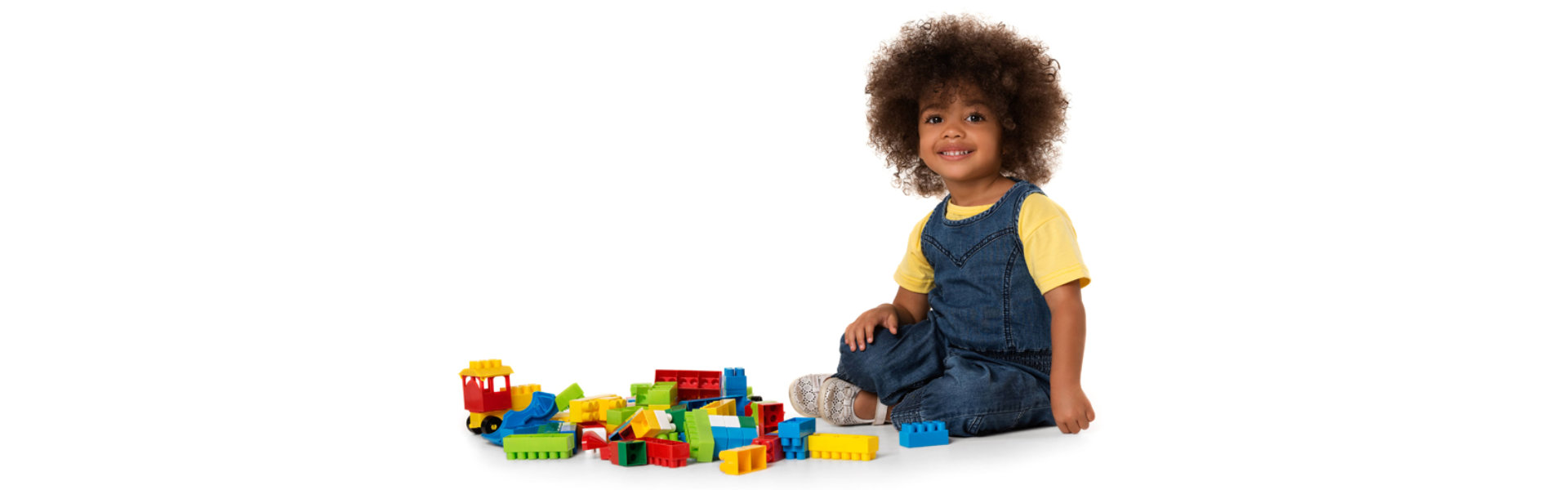 young kid playing